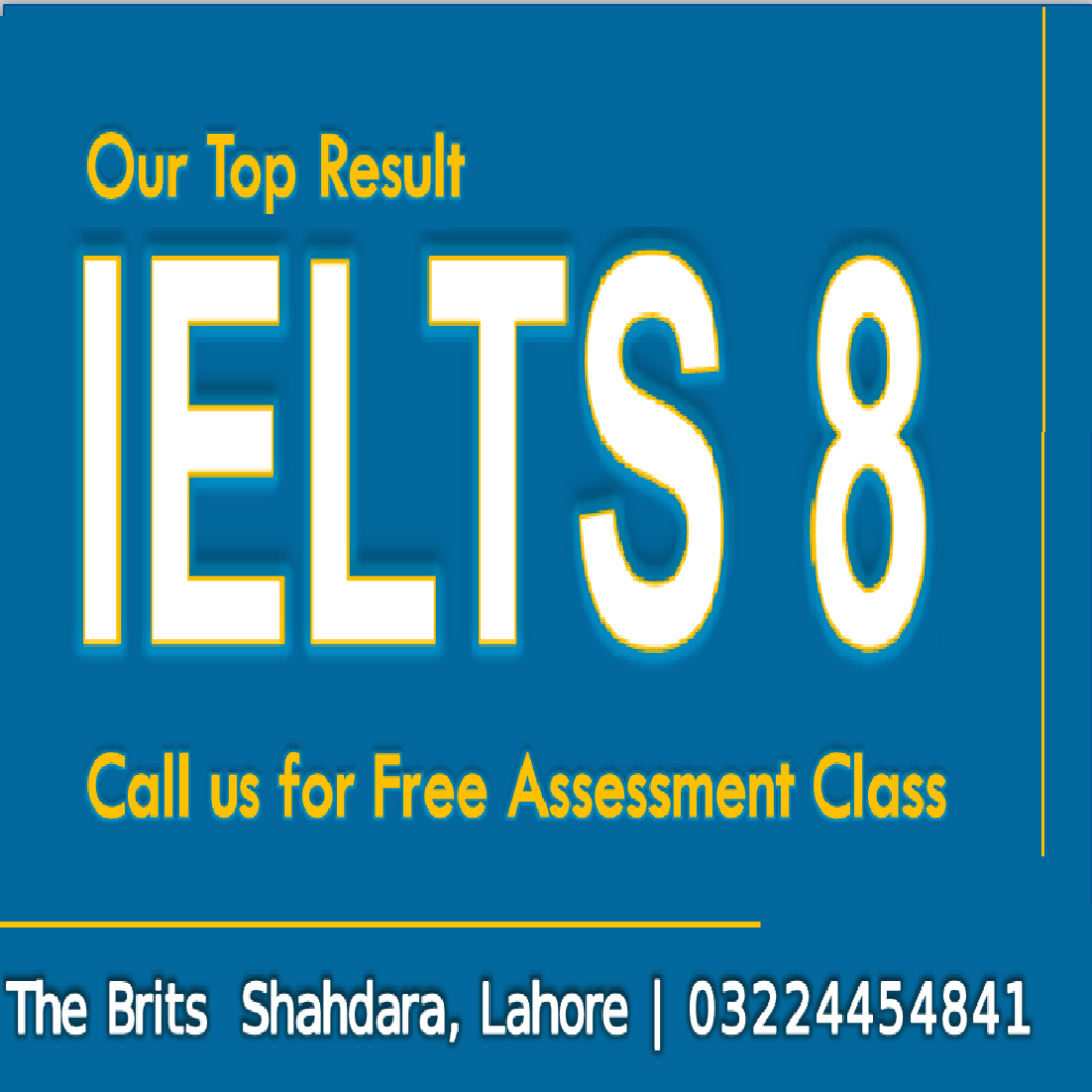 IELTS Institute NEAR ME IN SHAHDARA LAHORE-THE BRITS